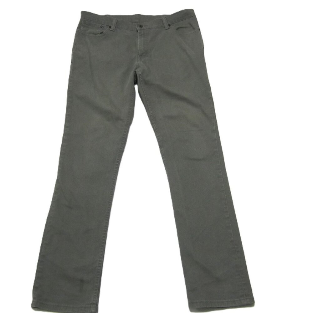 Levis 510 Jeans Mens 36x32 Gray Super Skinny Fit Stretch Casual Denim Red Tab